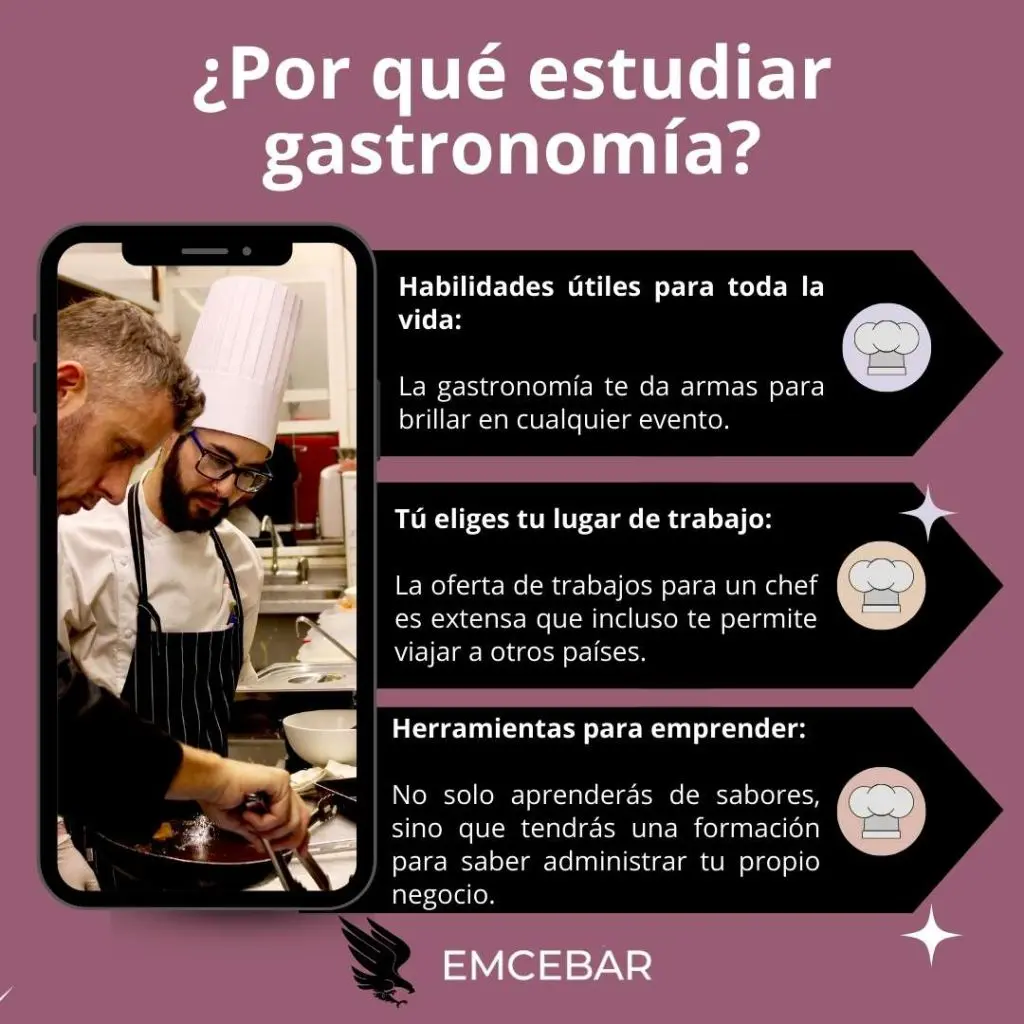 Por qué estudiar gastronomía