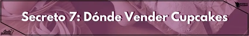 Dónde vender cupcakes