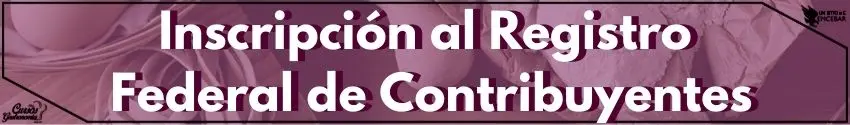 La inscripción al Registro Federal de Contribuyentes - Cursos de Gastronomía La inscripción al Registro Federal de Contribuyentes