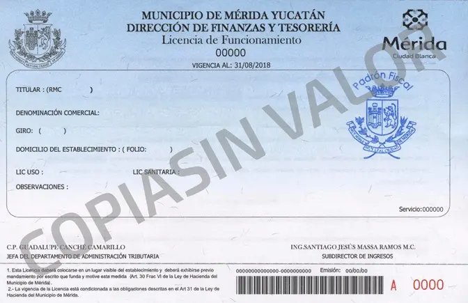 Licencia de funcionamiento - Cursos de Gastronomía Licencias de Funcionamiento