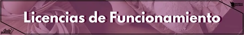 Licencias de Funcionamiento - Cursos de Gastronomía Licencias de Funcionamiento