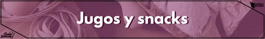Negocio de Jugos y Snacks