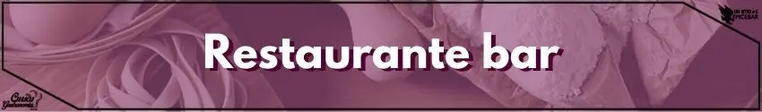Restaurante bar